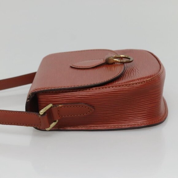 LOUIS VUITTON Epi Saint Cloud PM Shoulder Bag Brown M52213 LV Auth 134622 - Picture 4 of 16